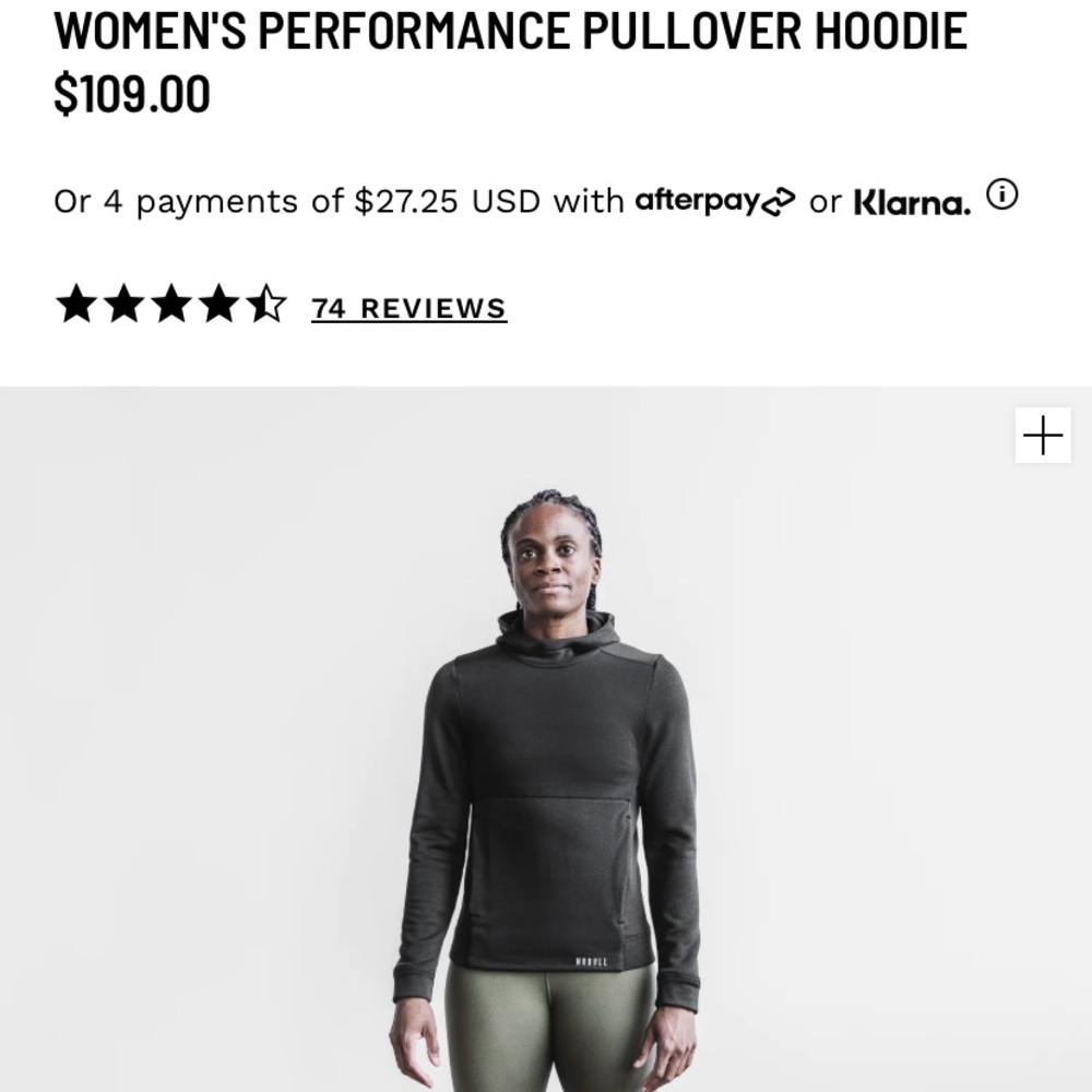Nobull Performance Hoodie NWT